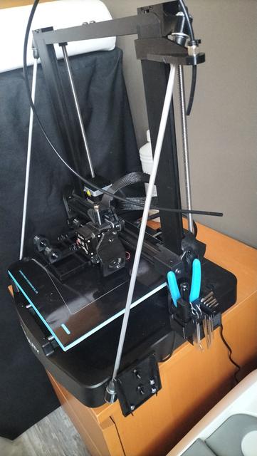 Reverse Bowden mount notched 3D model thumbnail