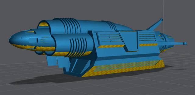  Impavido Destroyer (3058) 3D model thumbnail