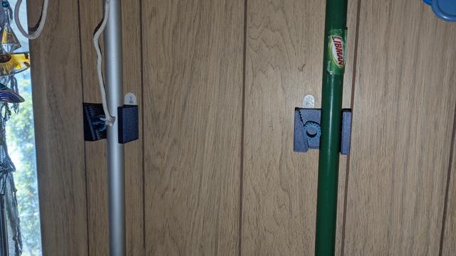 Command Strip pad for Gravity Broom Holder Slot version 3D model thumbnail