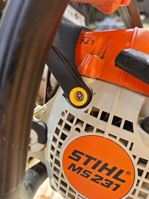 Stihl MS 231 Chain Brake Pivot Plug / Bearing Sleeve M5 3D model thumbnail