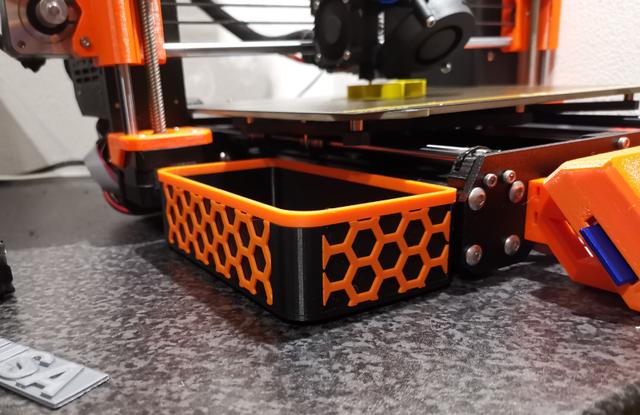 Prusa MK3S sidebox honeycomb with  or without MMU 3D model thumbnail