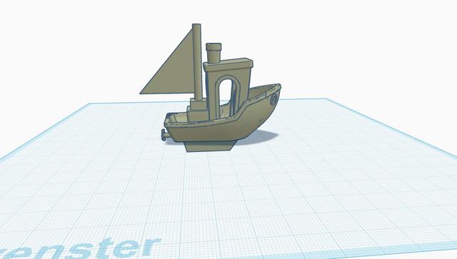 sailboat benchy 3D model thumbnail