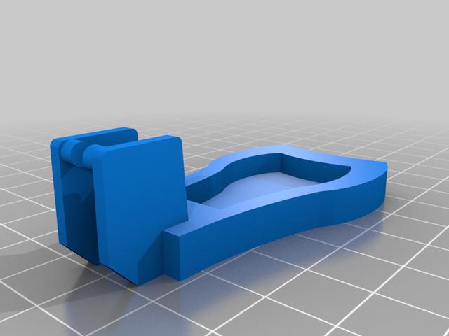 Water Cooler Lever 3D model thumbnail