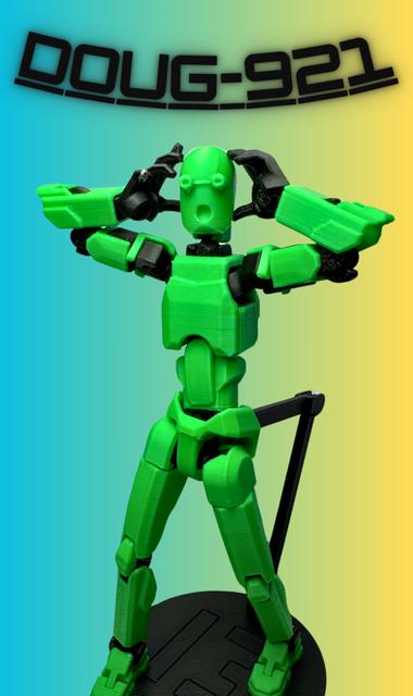 Dummy 13 Head Doug-921 3D model thumbnail