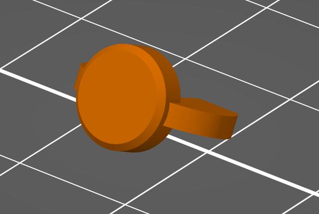 Carbon 13 Blank Belt 3D model thumbnail