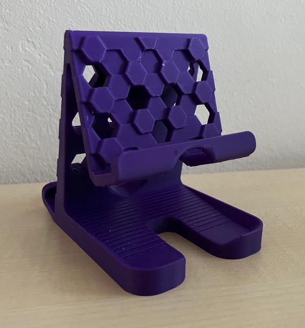 Phone holder - cabling improved 3D model thumbnail