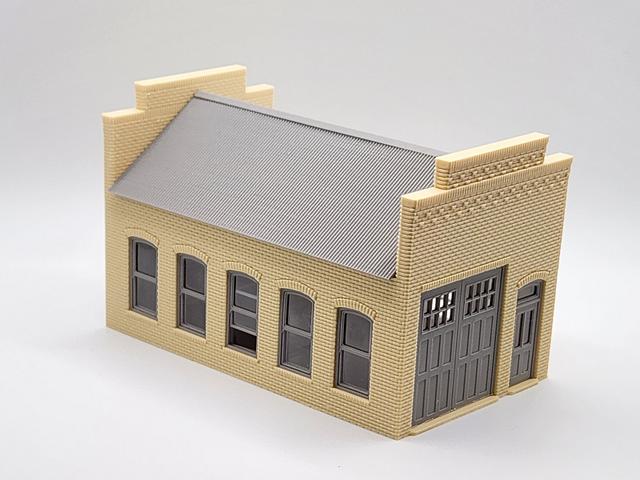 HO Scale Garage 3D model thumbnail