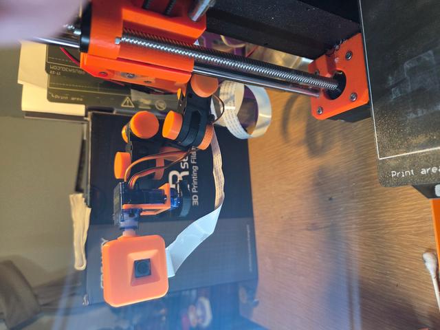 Pan Tilt for “Articulating Pi Cam Mount for MK3” 3D model thumbnail