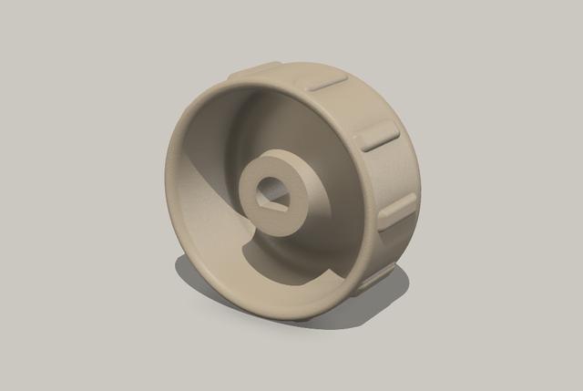 General knob 3D model thumbnail