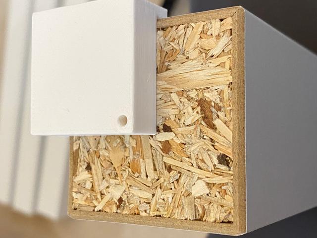 Ikea LACK enclosure V2 drill guides 3D model thumbnail