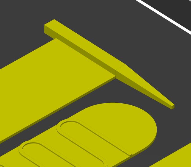 Easy pull-through belts for the "One For All" cable straps, for FLEX/TPU materials 3D model thumbnail