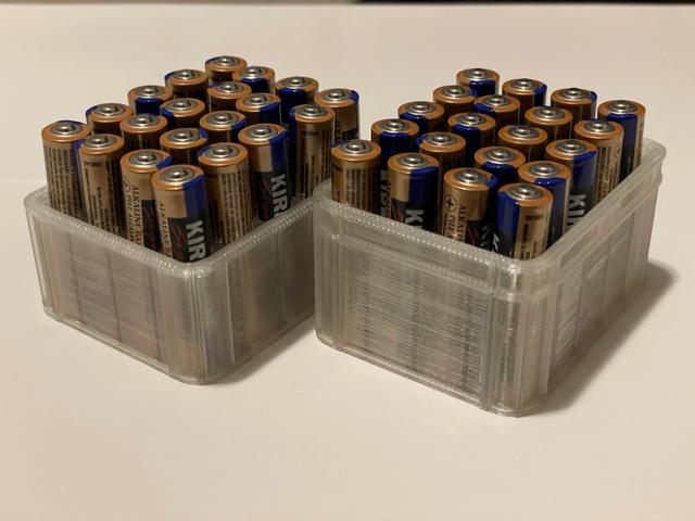 Low Wall and Extended Size Battery Beer Crate 3D model thumbnail