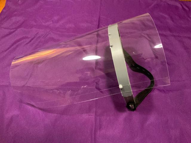 Prusa Face Shield for A4 plastic folder 3D model thumbnail
