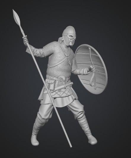 Saxon Ealdorman 3D model thumbnail