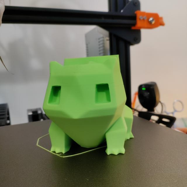 BulboCartoSaur pokemon card holder stand 3D model thumbnail