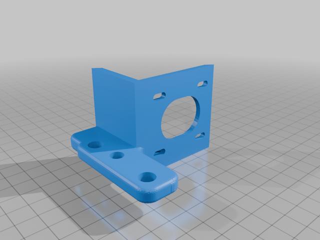 !NOT WORKING WILL UPDATE!Ender 3v2 Extruder direct drive stand for Double-geared 3D model thumbnail
