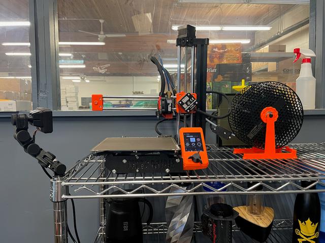 Wire shelf tube link for Articulating Raspberry Pi Camera Mount 3D model thumbnail