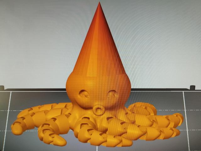 cute octopus 3D model thumbnail