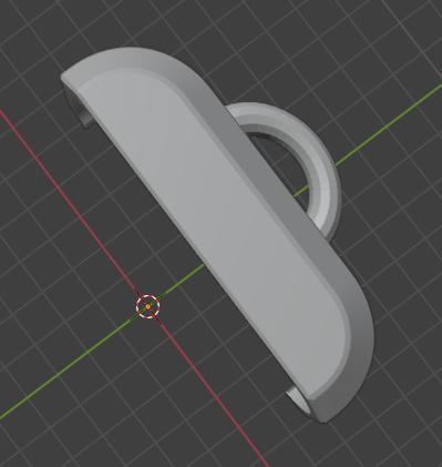 Airpod Pro Case Lid Keychain 3D model thumbnail