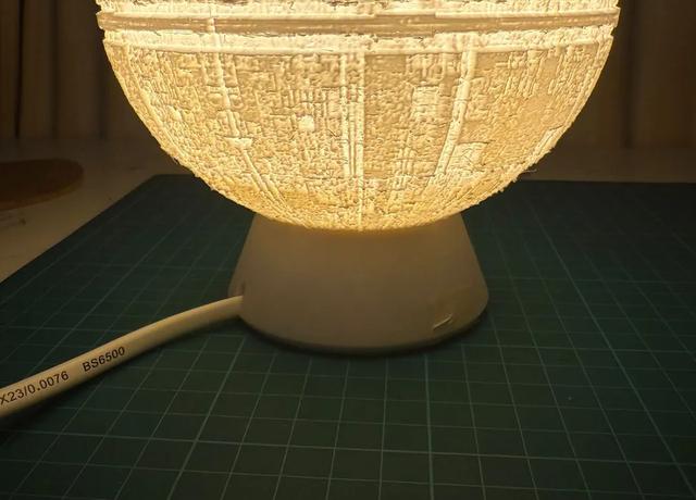 E27 Base for "Lithophane Planet Lamp Collection - ⌀150mm" 3D model thumbnail