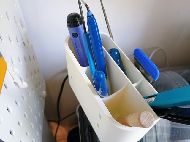 Ikea Skadis Organiser [MOD] for small tools 3D model thumbnail