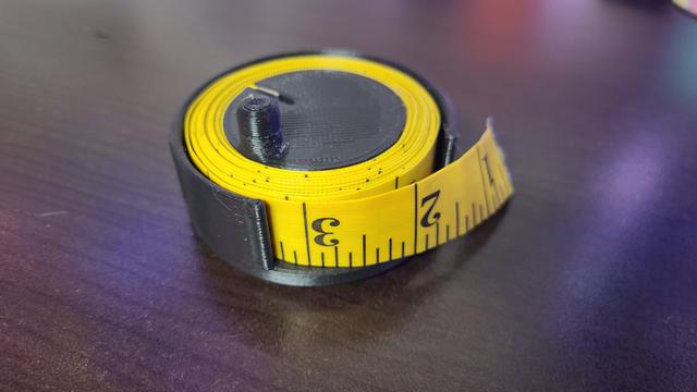 Cloth Measuring Tape spool 3D model thumbnail