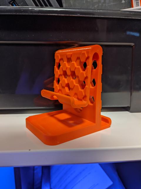 Vertical Phone Stand for Video Calls 3D model thumbnail