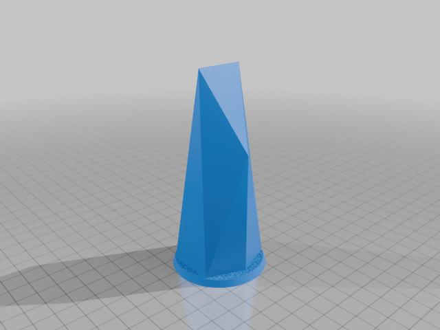 crystal with a base 3D model thumbnail