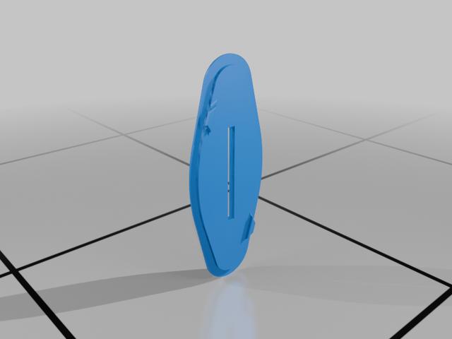 Bumper_Hole_Rear_T-Bar_Plug 3D model thumbnail