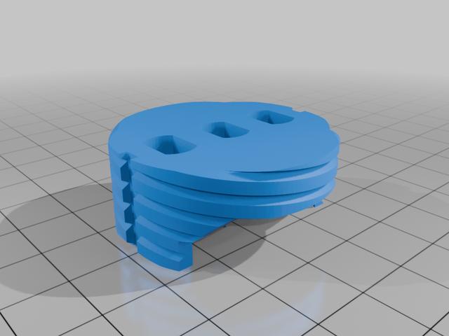 Wigglegram lens for Sony NEX 3D model thumbnail