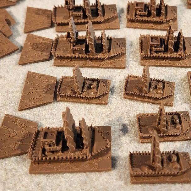 Orc or Goblinoid Fantasy Fleet 3D model thumbnail