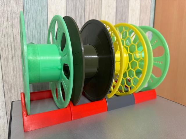 Parametric Spool Holder (Solidworks) 3D model thumbnail