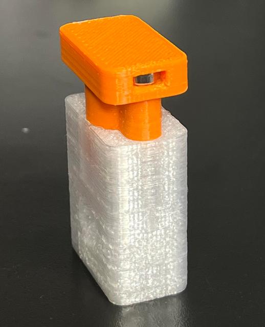 Filament Cutter 45deg with a new top that takes M3 nuts 3D model thumbnail