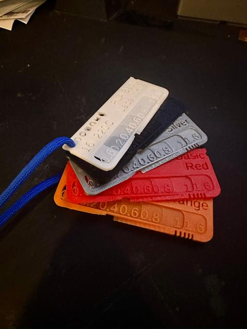 Bambu Lab Filament Swatches 3D model thumbnail