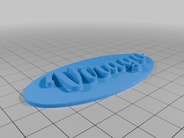 Virago logo 3D model thumbnail