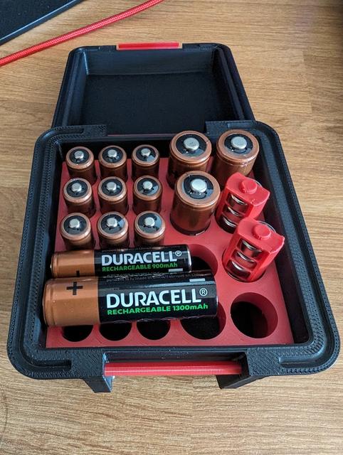 Rechargeable Battery Insert for Battery Box 3D model thumbnail
