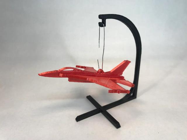 Plane/Ornament Display Hook 3D model thumbnail