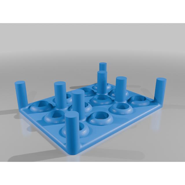 Beer Bottle Rack 3D model thumbnail