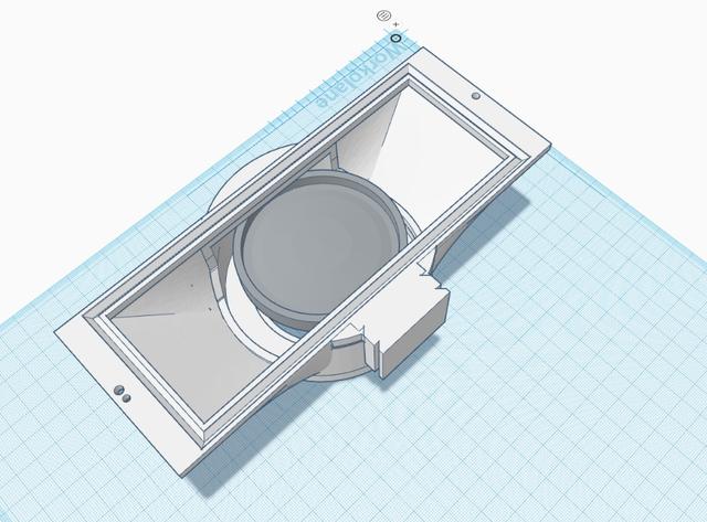 Open 617 Camera V8 Lens Cone for 90mm Fujinon SWD f5.6 3D model thumbnail