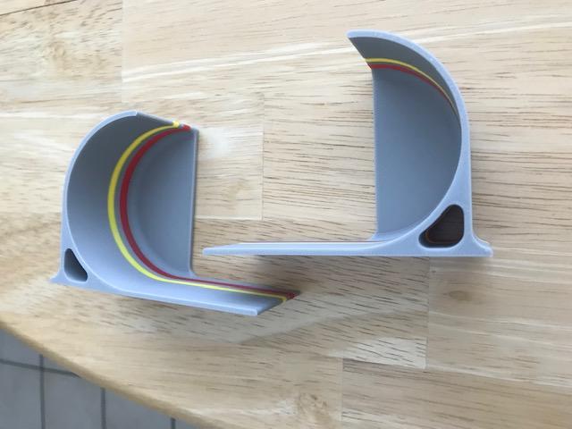 Trash Bag Roll Holder 90mm 3D model thumbnail