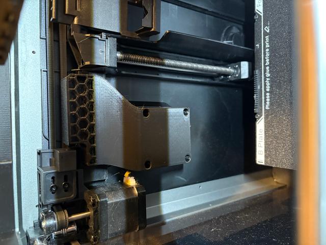 Creality K1C & K1 Rear Fan Cover. IMPROVED and for CFS Uppgrade 3D model thumbnail
