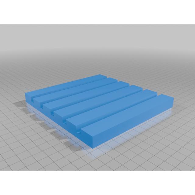 US General Mini Toolbox Challenge Coin display rack 3D model thumbnail