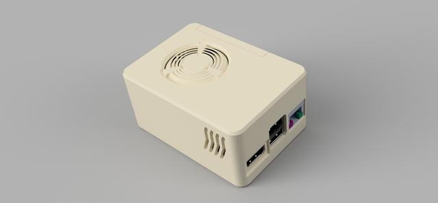 Waveshare CM4 Case with GPIO 3D model thumbnail