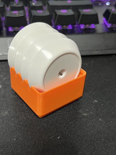 Gridfinity Bernina Serger Spool discs (L460) 3D model thumbnail