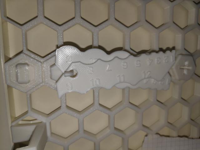 Fillet Radius Finder Thin Hook for Honeycomb Wall | HSW 3D model thumbnail