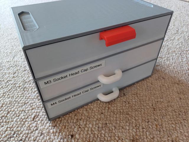 Improved Drawer with Integrated Handle 3D model thumbnail