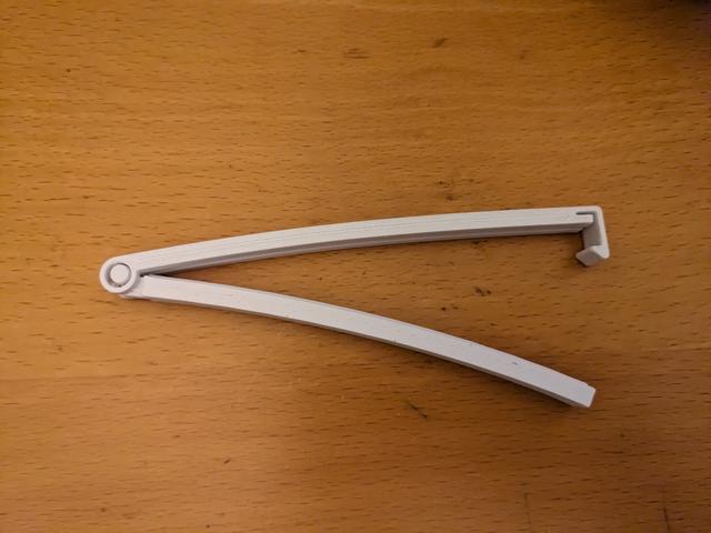 Bag clip with pretension (110 mm) 3D model thumbnail