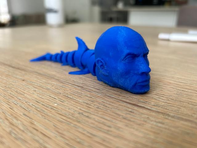 Dwayne The Shark Johnson 3D model thumbnail