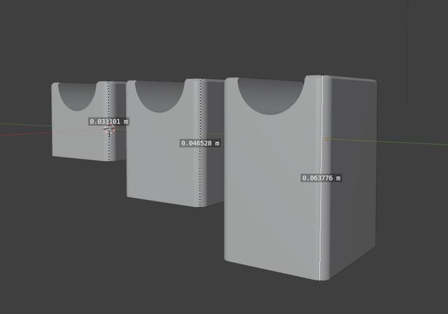 Different sized feet or risers for Playseat Challenge 3D model thumbnail