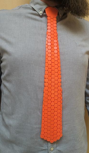 NASA Chainmail Neck Tie 3D model thumbnail